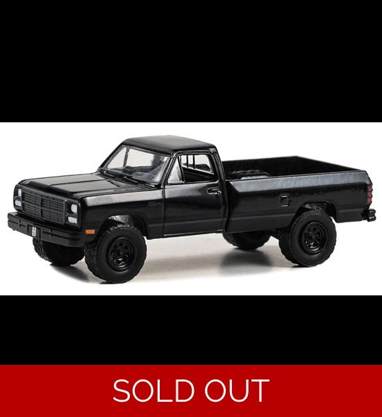 G.L. Black Bandit '93 Dodge Power Ram 250 Diecast